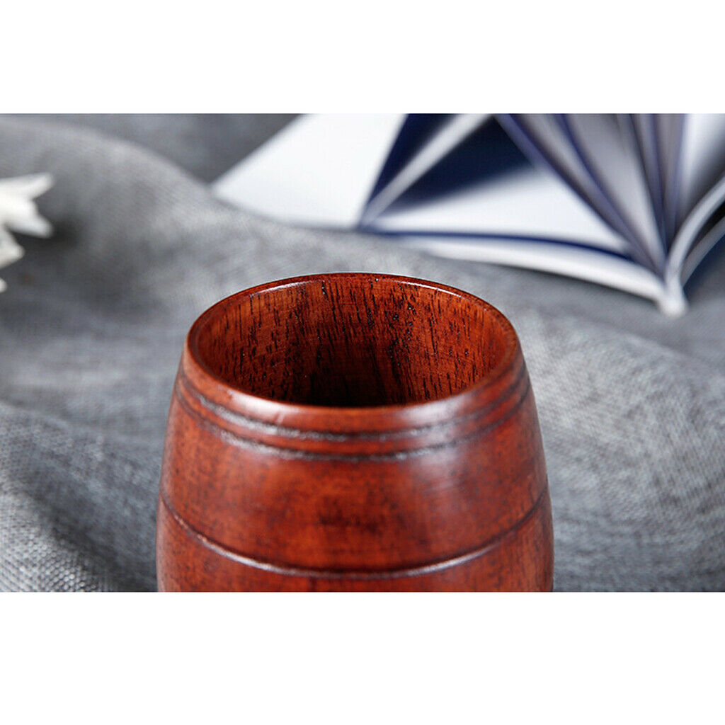 Wood Cup Mug Handcrafted for Outdoor Camping Picnic Hiking Party Decoration