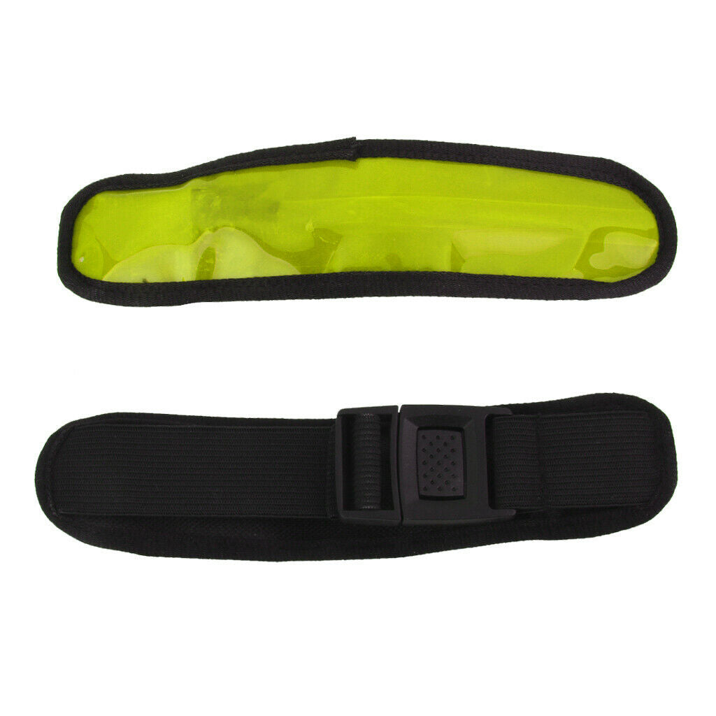 Reflective Flashing LED Armband Visible Belt Strap Sports Night Walking Green