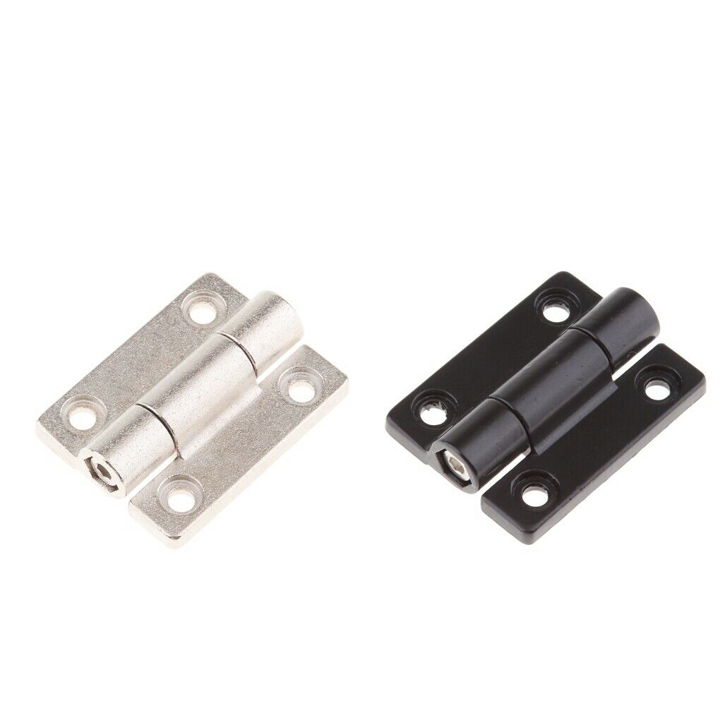 2pcs Adjustable  Position Control Hinge with Holes, Aluminum Alloy