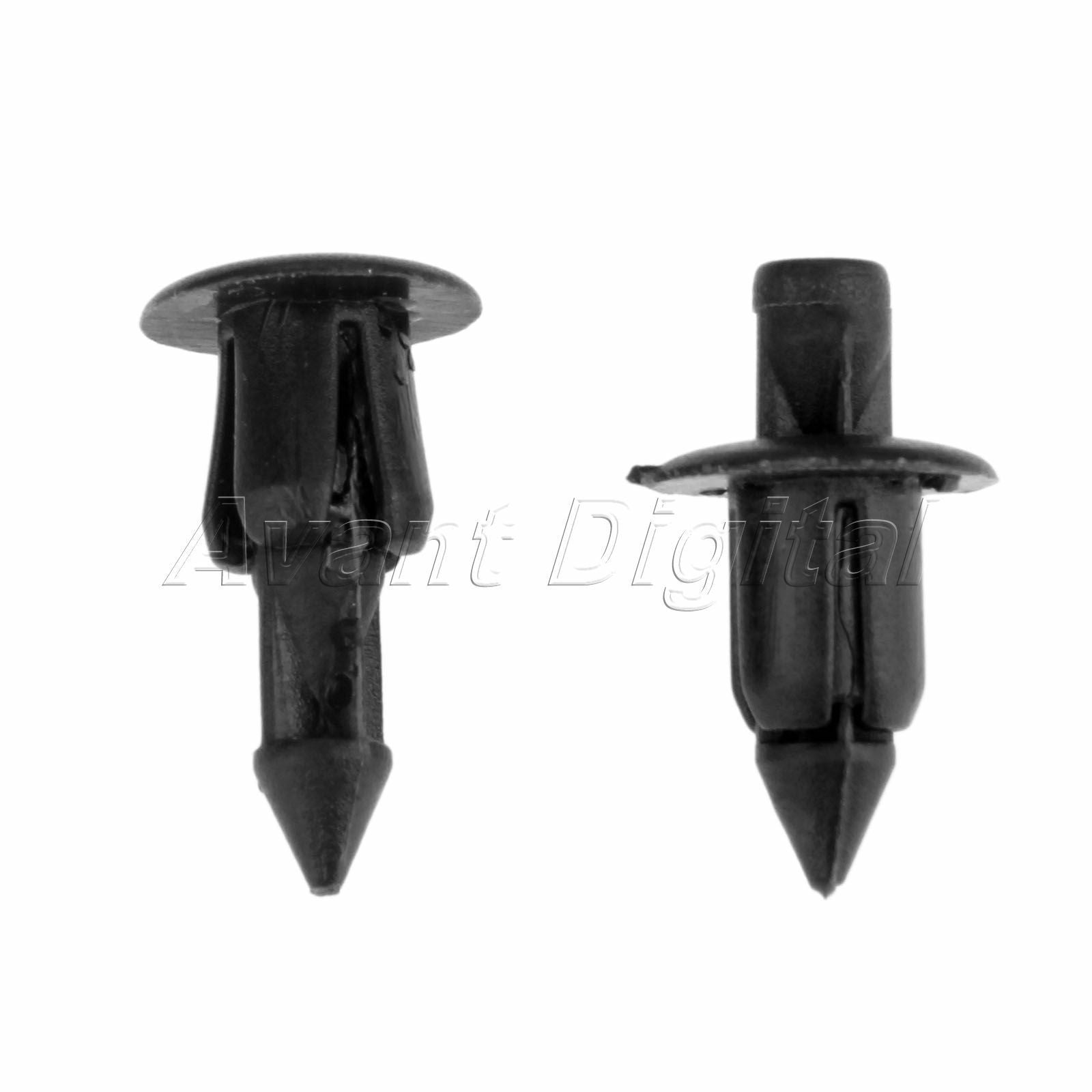 50PCS Universal Plastic rivets Fairing & Trim Panel Fastener Clips For AUTO CAR