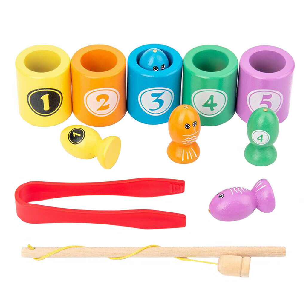 Fishing Color Sorting Matching Game Early Learning Teaching Activity Toys