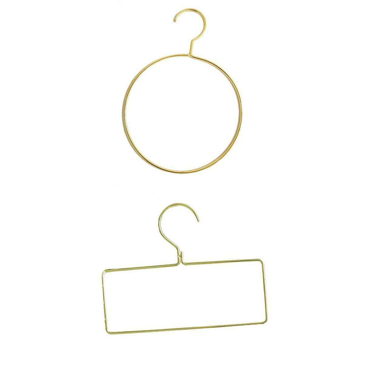 2 Piece Sturdy Closet Mufflers Belt Hanger Hook Wall Art Photo Rack Stand Holder