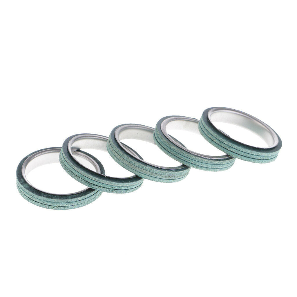 5 Pcs Exhaust Pipe Gasket for GY6 125CC 150CC Motors Scooter Moped 30mm