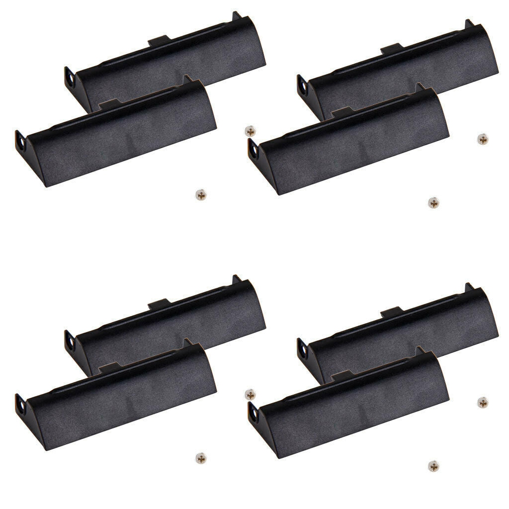 8 Pieces New Black Hard Drive HDD Caddy Housing Bezel for  Latitude E6320