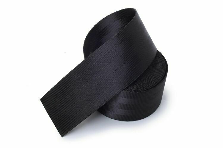 Black Harness Racing Car Seat Lap Belt Front 3Point Safety Seat Belt Retractable