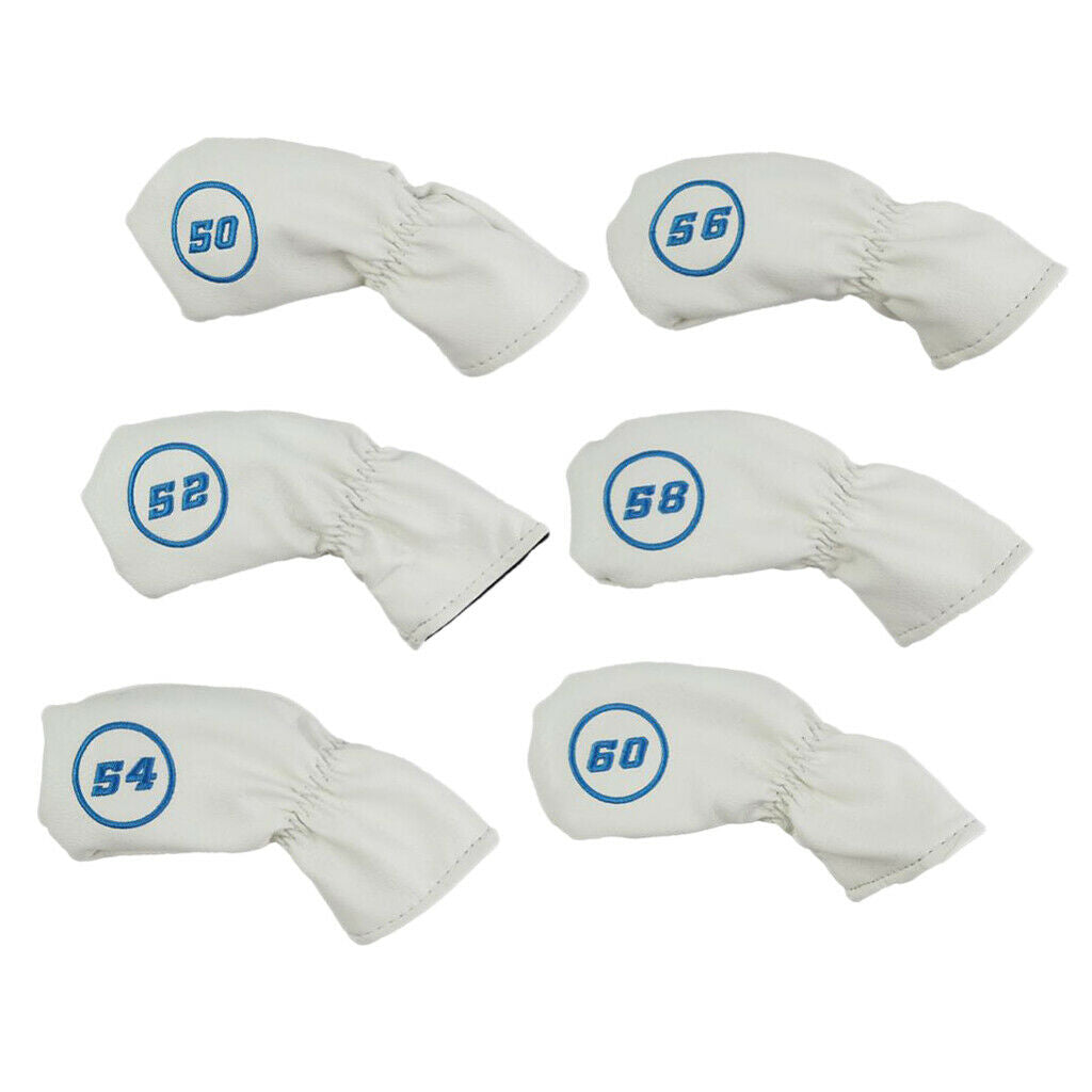 6 lot Golf Club Head Cover Irons Headcover Golf Accessories Lightweight