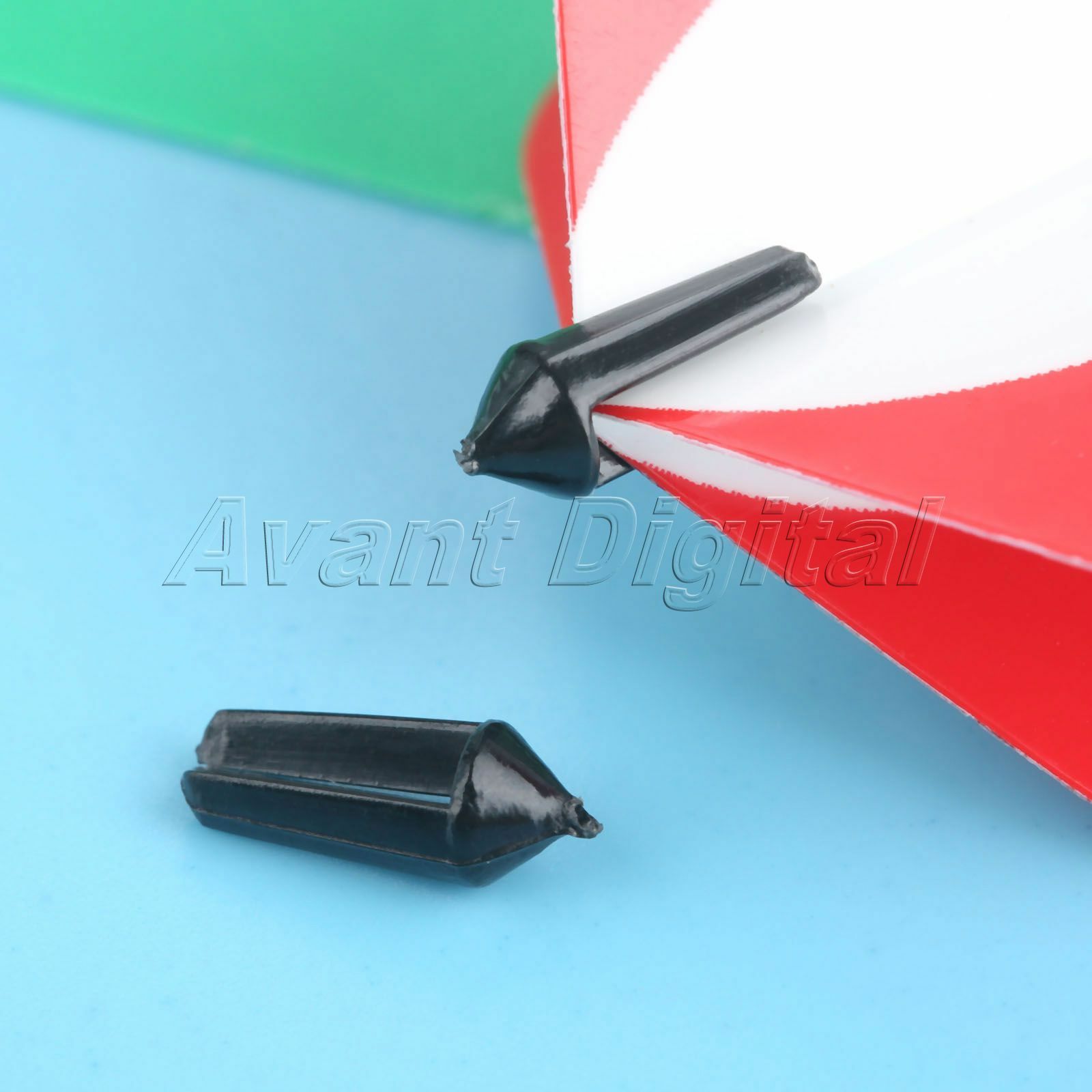 8Pcs Black Nylon Dart Flight Protectors Keep Darts Flights Square Wing Guard Bag