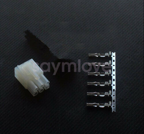 5pcs Power Cable Connector 6 PIN For YAESU FT-857D FT-897D ICOM IC-725A KENWOOD