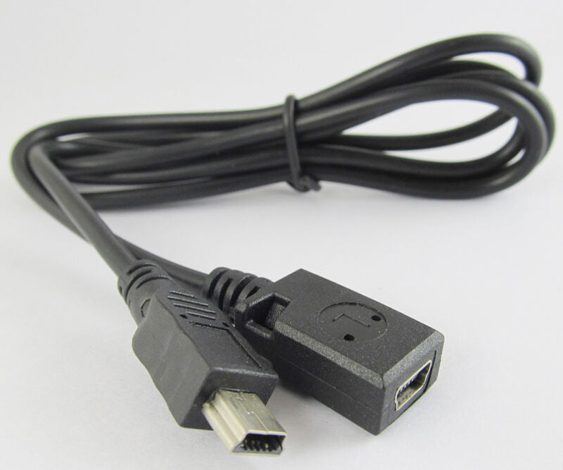 5sets New Mini USB 5pin Male to Female Jack extension cable 1M