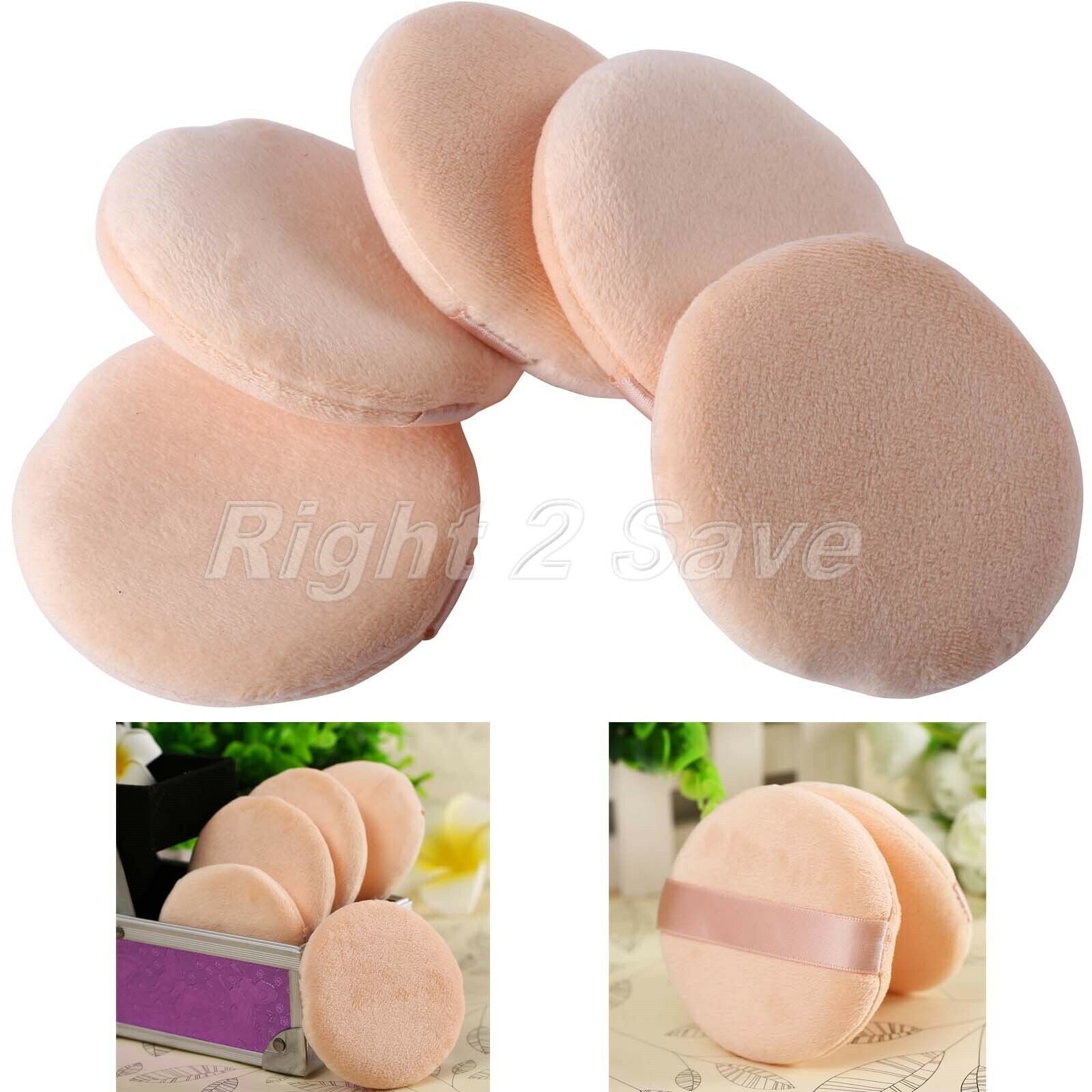 5Pcs Cosmetic Large Powder Face Facial Foundation Sponge Makeup Puff Beauty Tool
