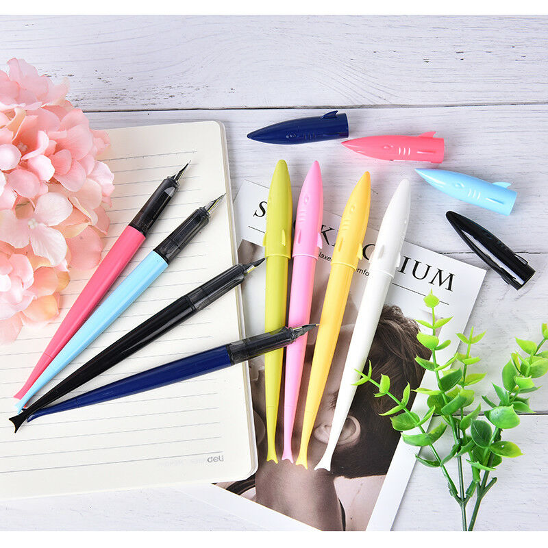 Shark shape metal fountain pen smoke fountain pen mini fountainpen 0.5mmRa.l8