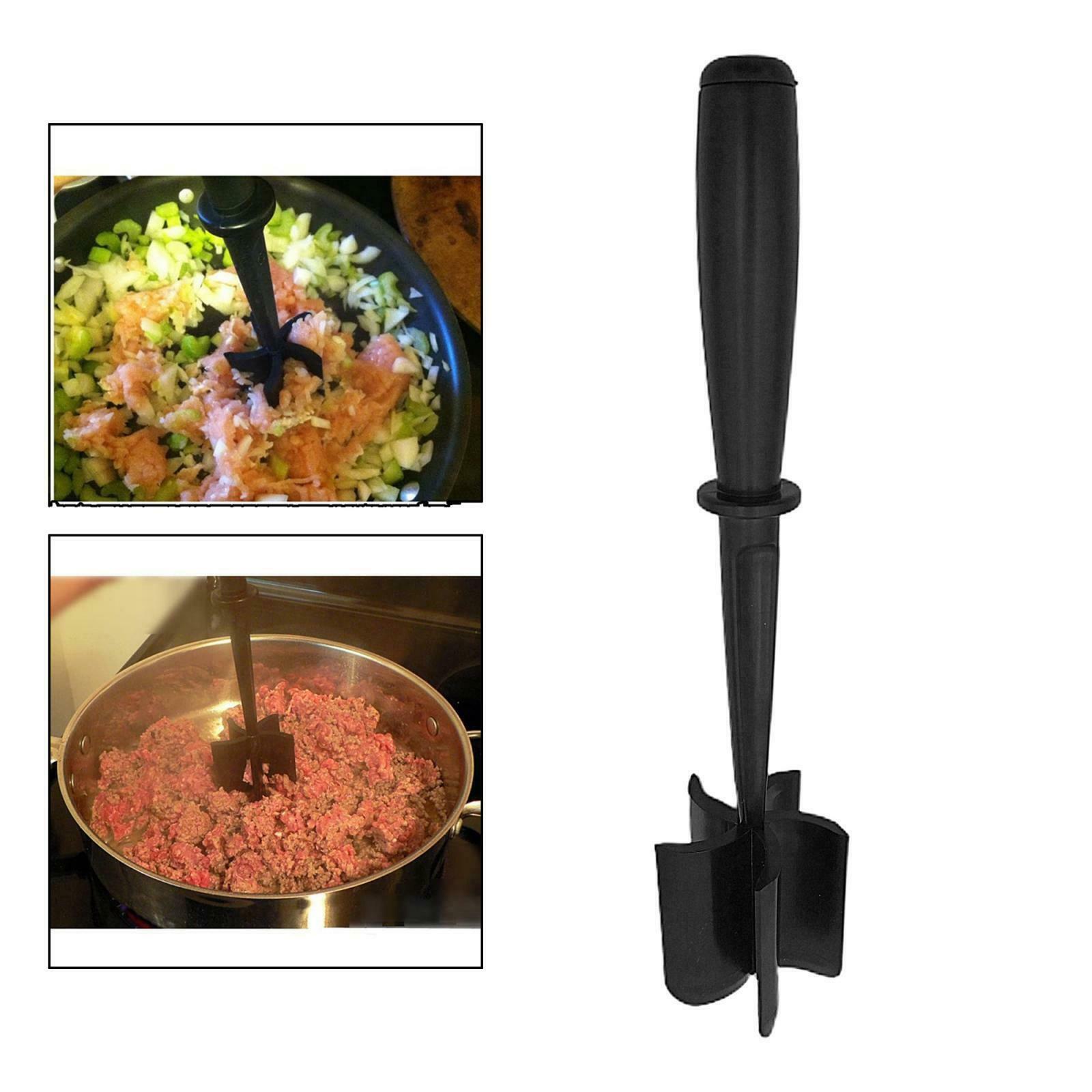 5 Curve Blades Potato Meat Masher Ground Non Stick Kitchen Accessories