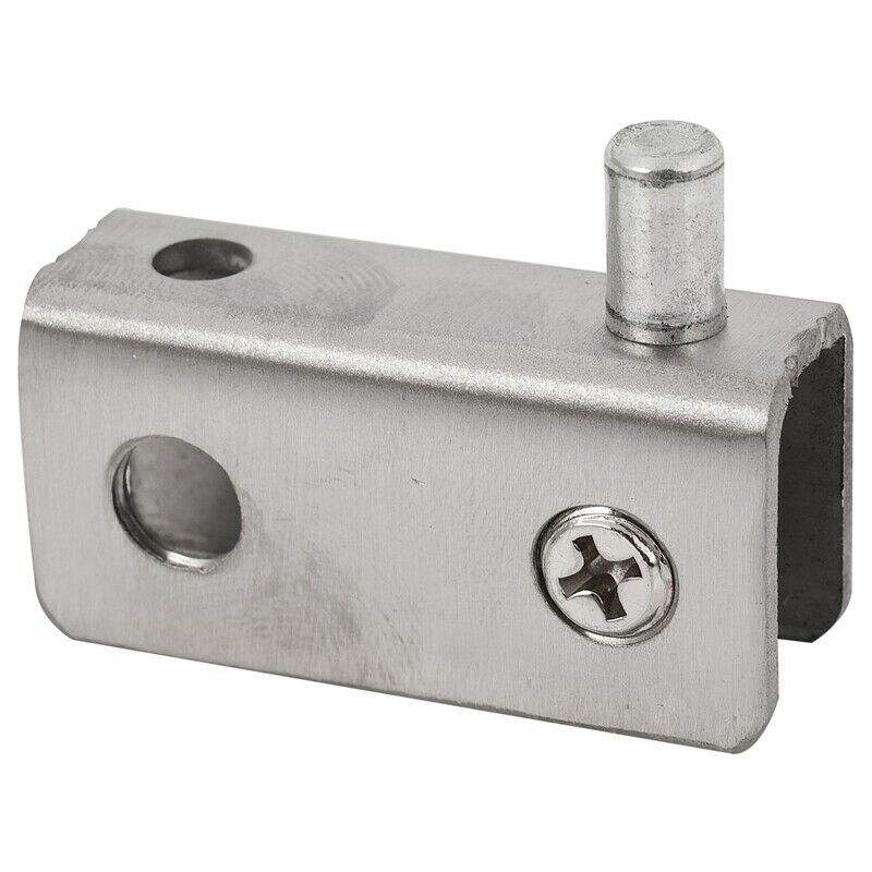 Stainless Steel Glass Door Pivot Hinge Double Head Magnetic Catch Set for 5-8MJ5