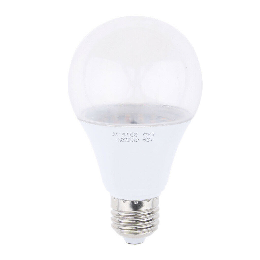 2x E27 LED Grow Light Bub Fruit Flower Plant Grow Lamp for Indoor Plants 12W