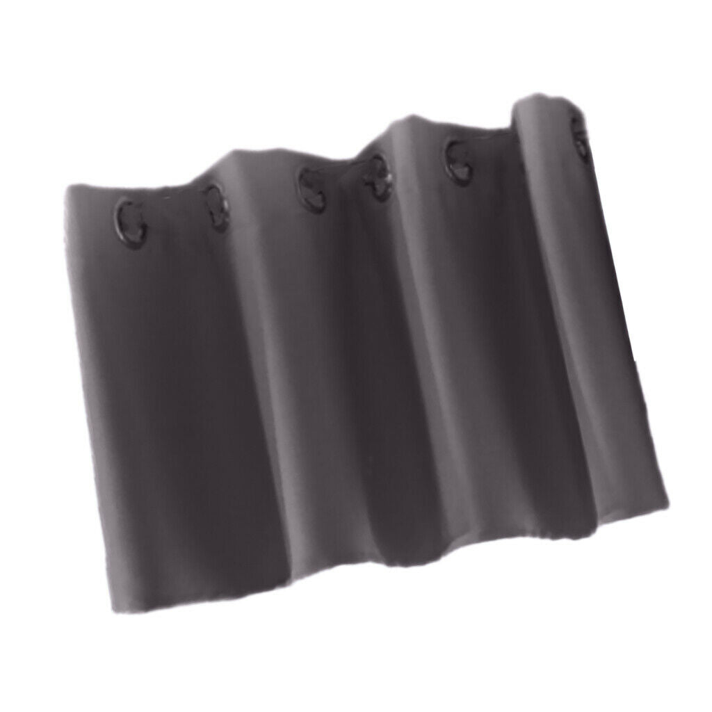 Solid Colored Short Valance Curtains Kitchen Window Treatment Gray S