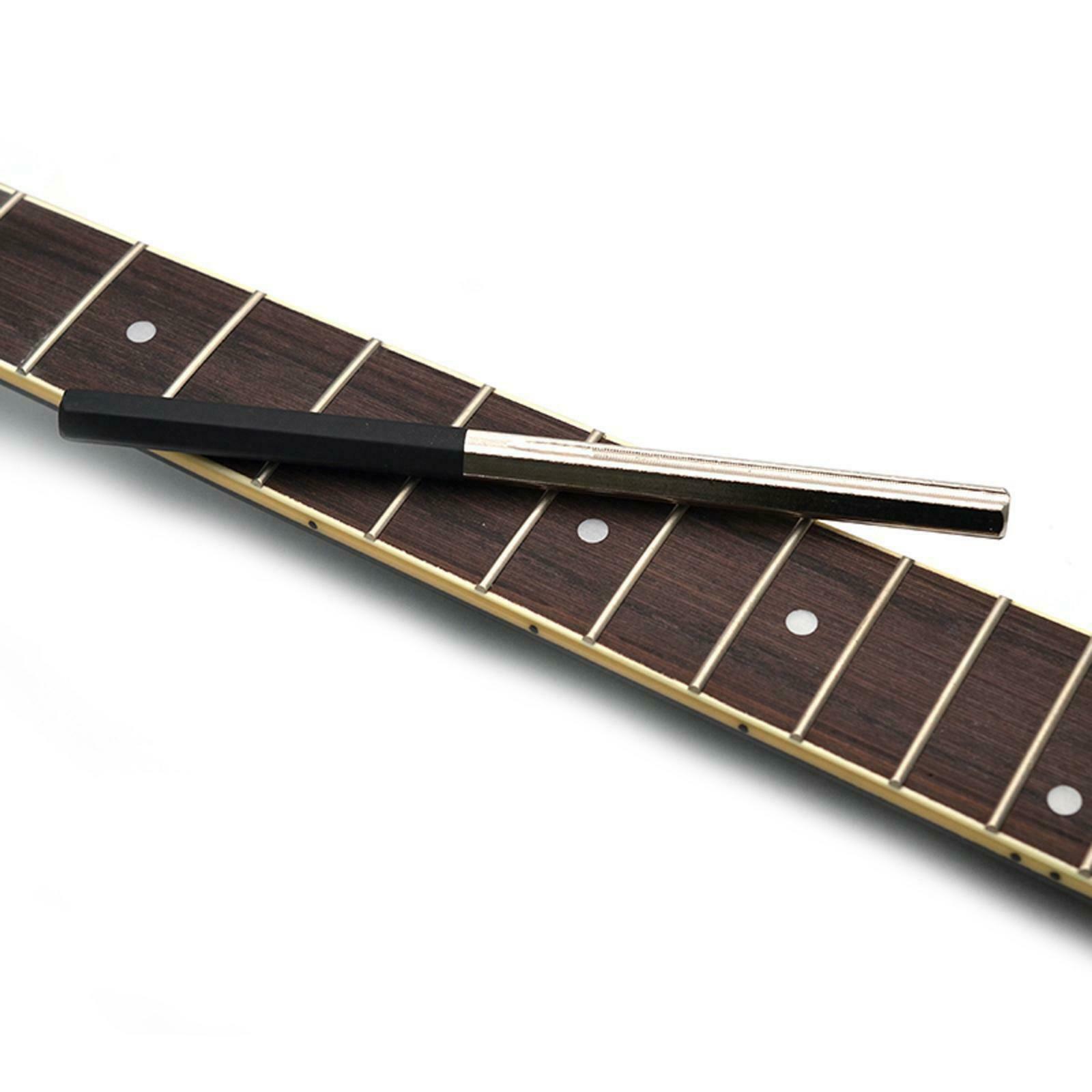 6x Guitar Fret Crowning File Dressing File 3 Size Edges Luthier Tool Kits Set