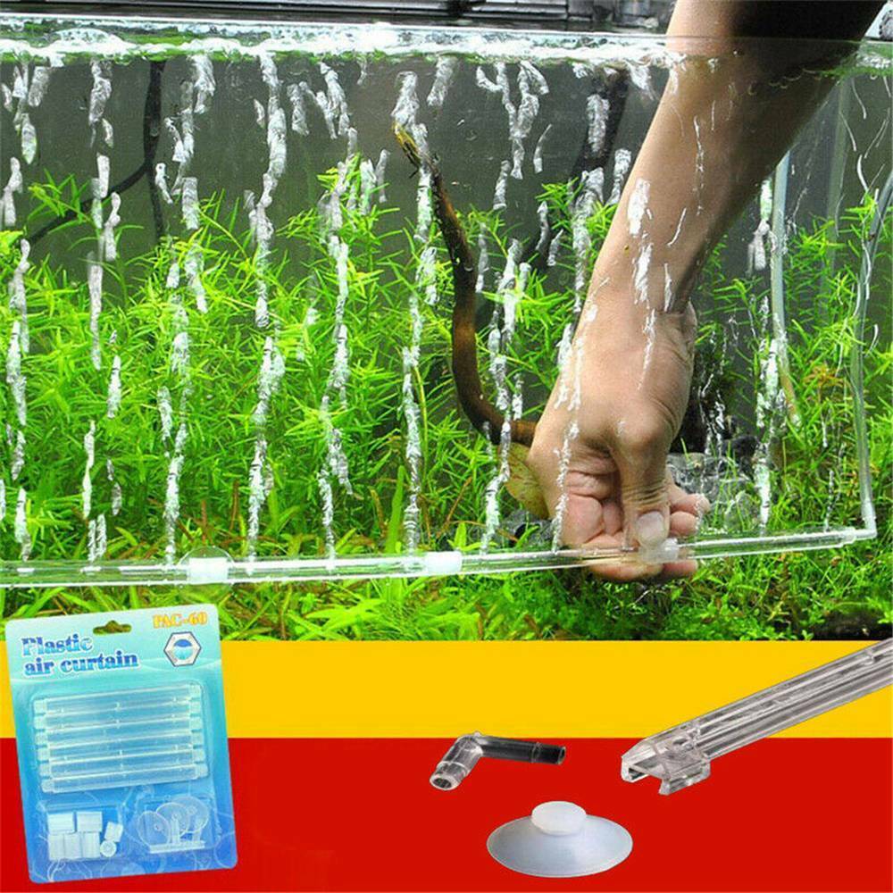US_Aquarium Fish Tank Pump Accessories Mini Air Bubble Stone Tube Oxygen Aerator