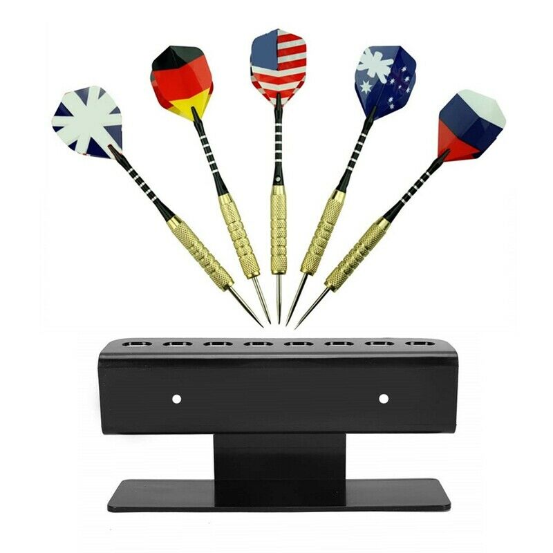 Acrylic Dart Stand with Non-Slip Feet, Accommodates 8 Steel Darts / Soft TipC7W5