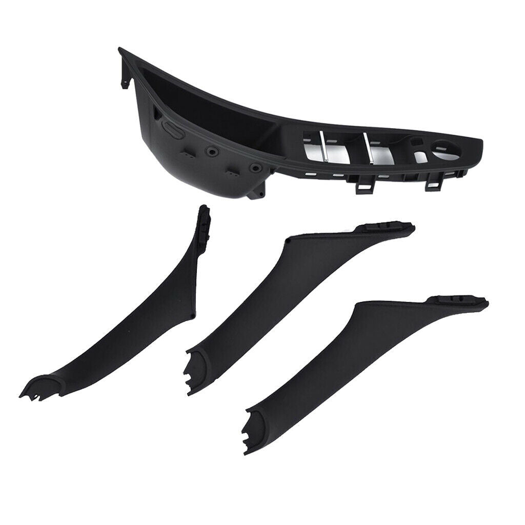 4 Packs Interior Door Handle Switch Panel Set for BMW 5 Series 520 525