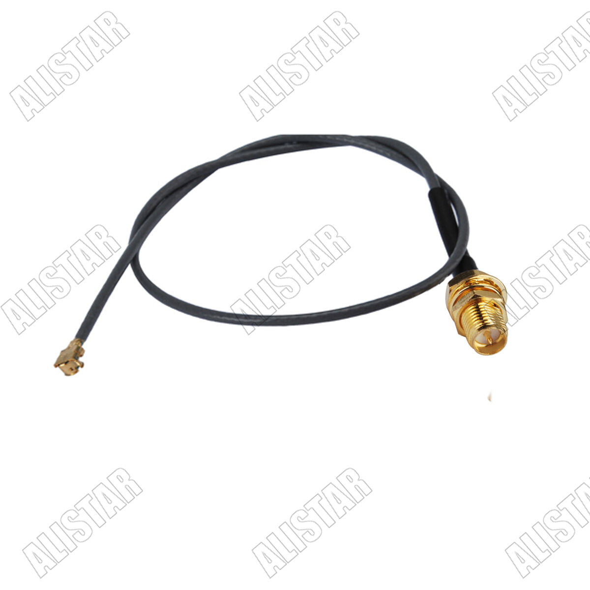 100pcs U.FL IPX to RP-SMA Female bulkhead 1.37mm Cable 15cm for PCI Wifi Card