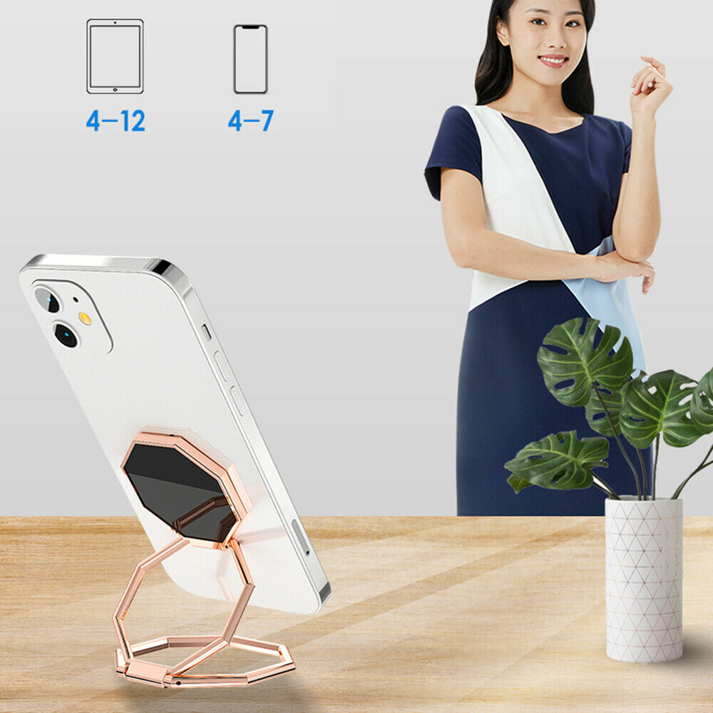 Stand Finger Kickstand Desktop Foldable Ring Buckle Retractable Phone Holder