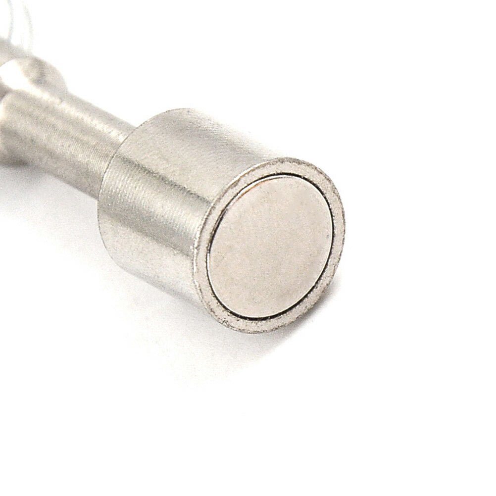 Super strong metal neodymium magnet keychain split ring pocket keyring hold WF