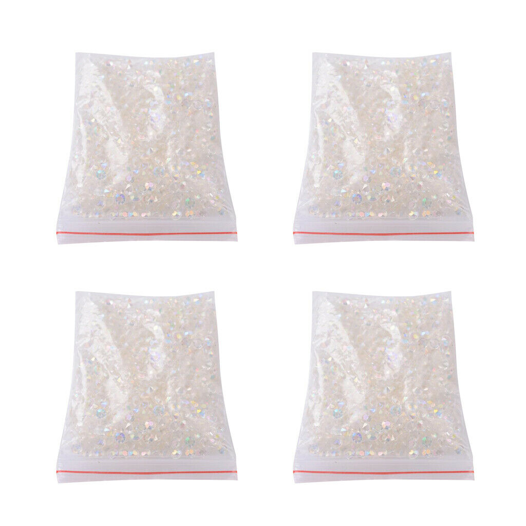 20000Pack Clear Crystals Gems Party Table Decor DIY Nail Phone Case Crafts