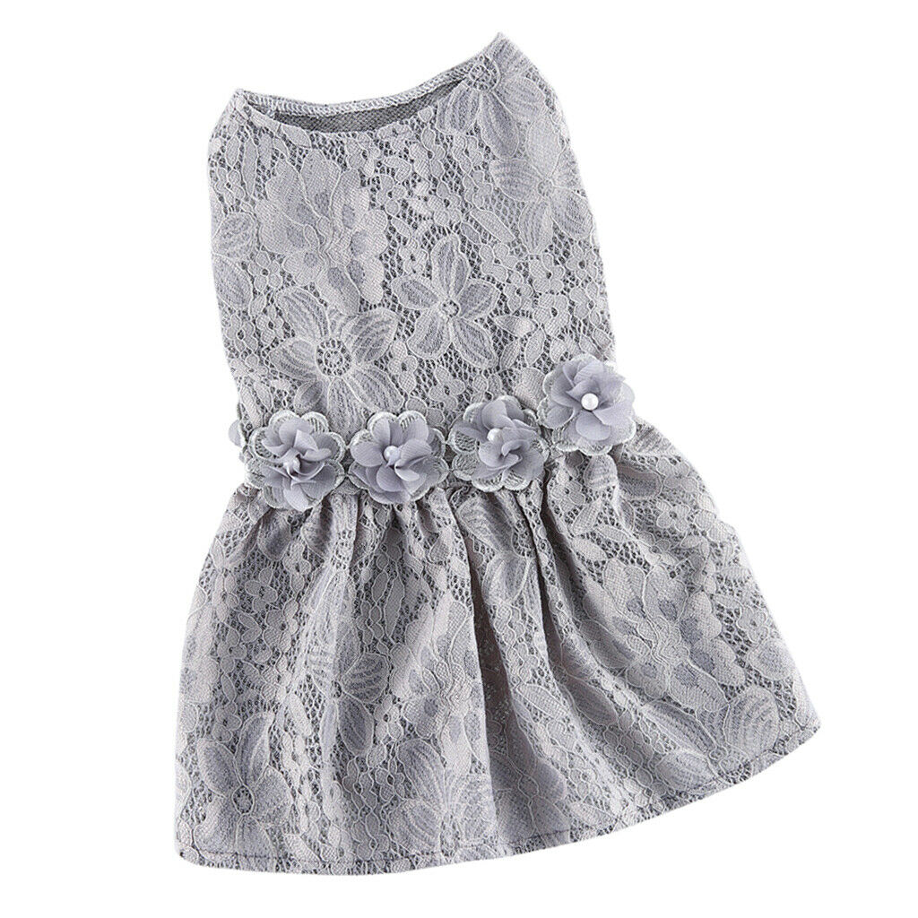 Cute Lovely Dog Puppy Summer Dress Pet Princess Dress For Small Dog Puppy XS