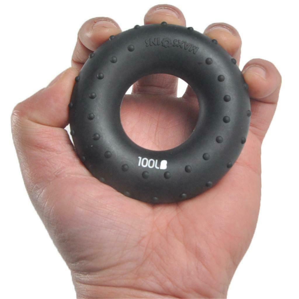 100lbs Anti-slip Silicone Forearm Training Hand Gripper Strengthener Ring