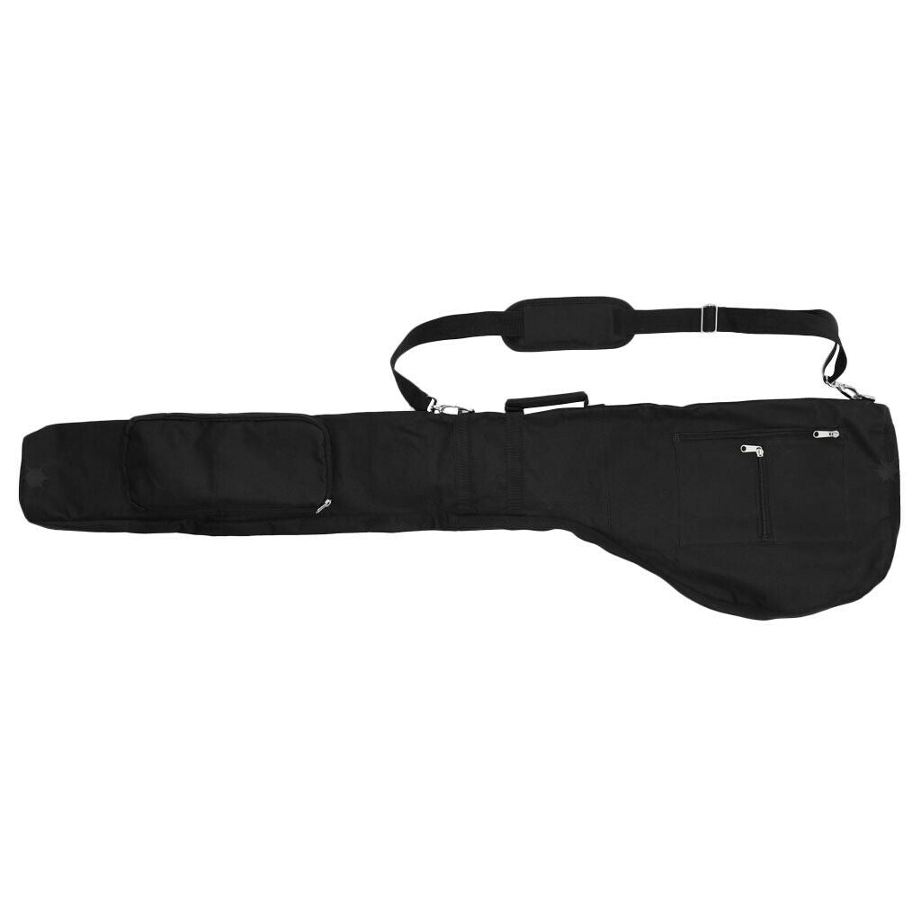 Waterppof Black Golf Travel Bag Club Durable Zippered Carry Case Carrier with