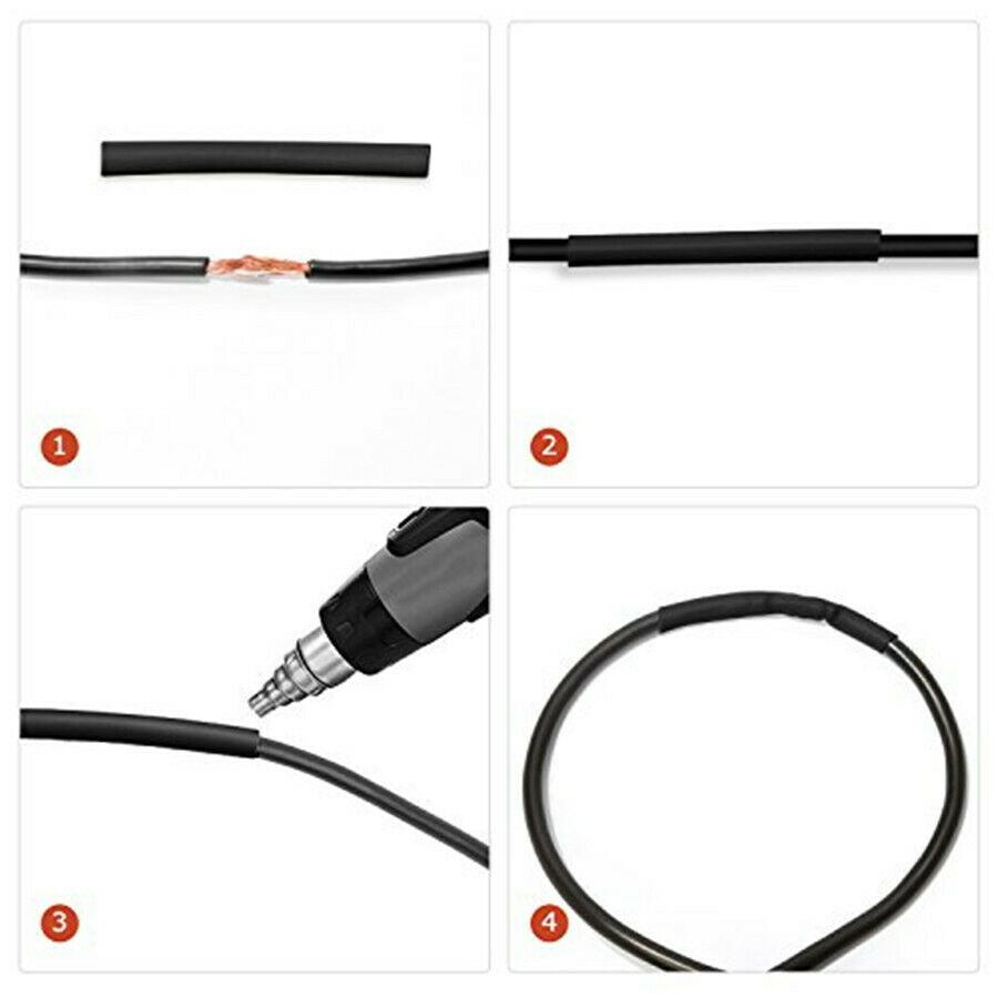 560Pcs Cable Heat Shrink Tubing Sleeve Electrical Wire Wrap Insulation Tube Kit