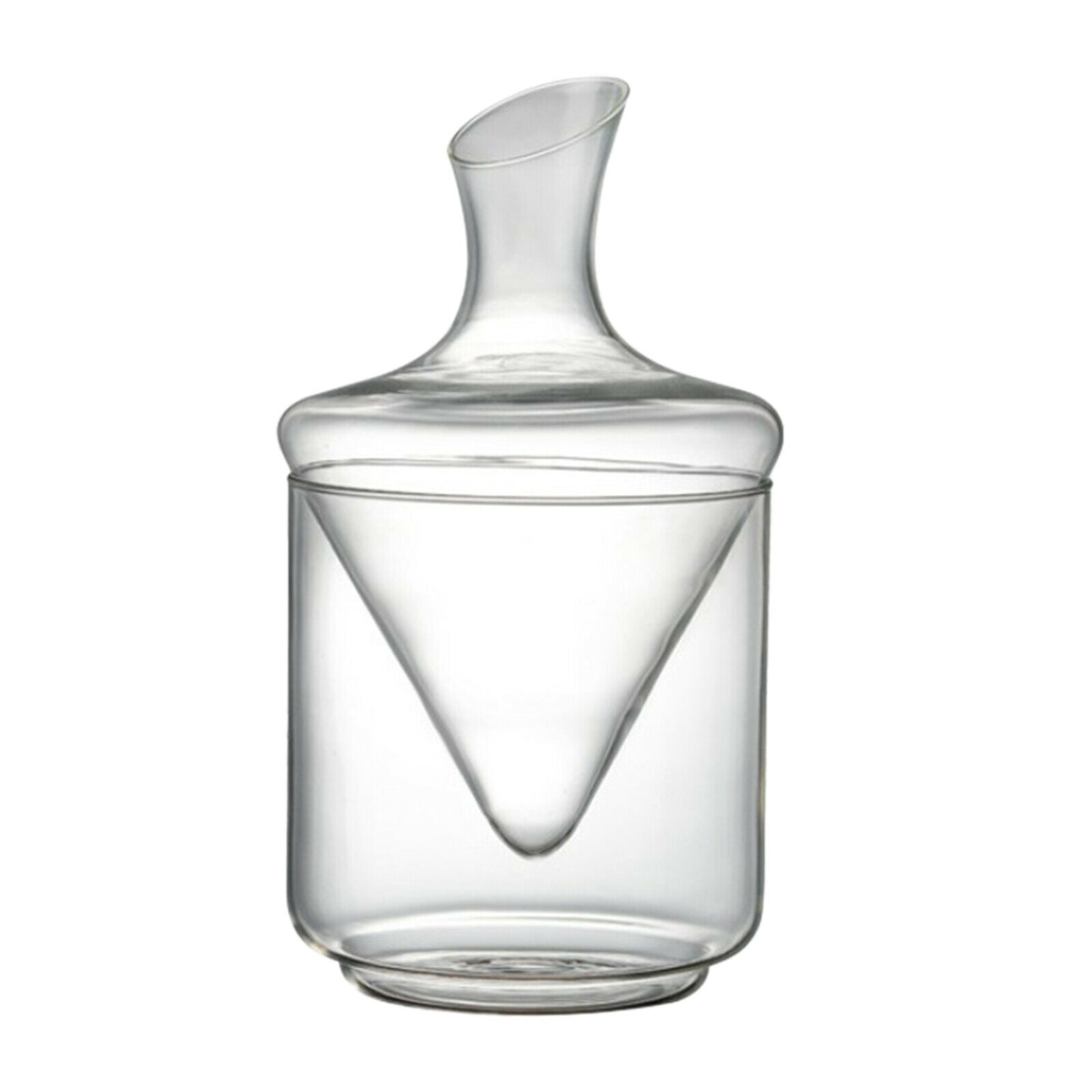 Decanter Bar Decanter Set High Transparent Oblique Mouth Wine Cabinet Decor