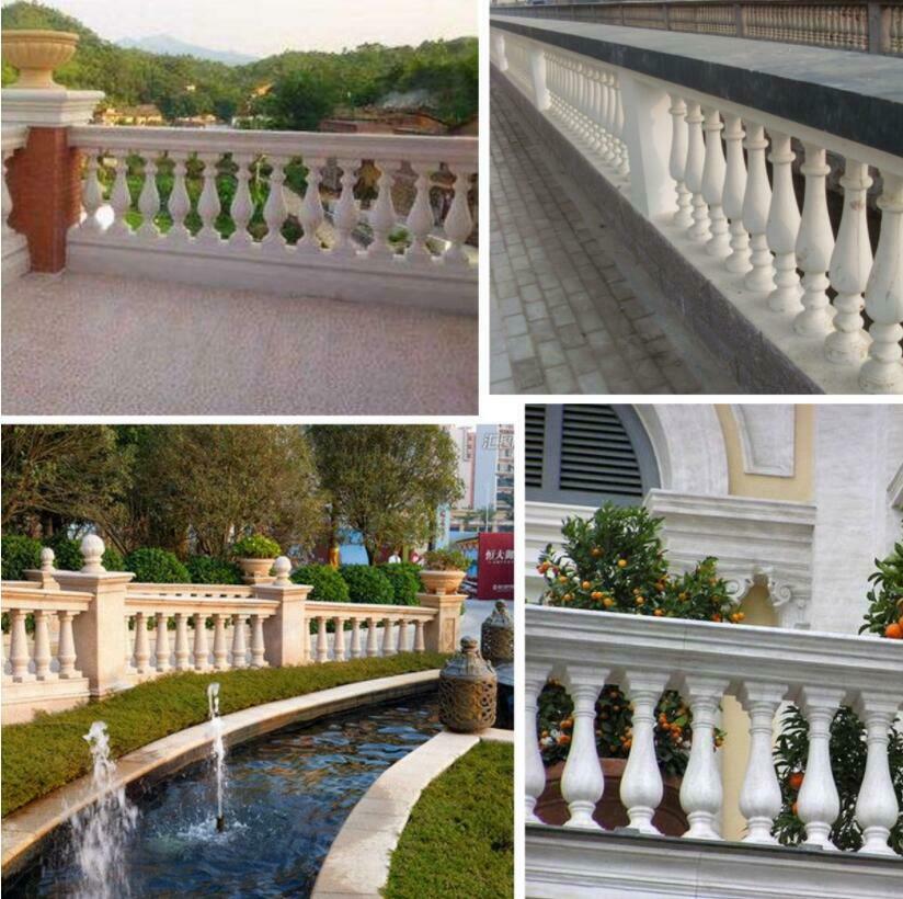 2 Piece/Set Plastic Moulds Balustrades Mold for Concrete Plaster Cement Casting