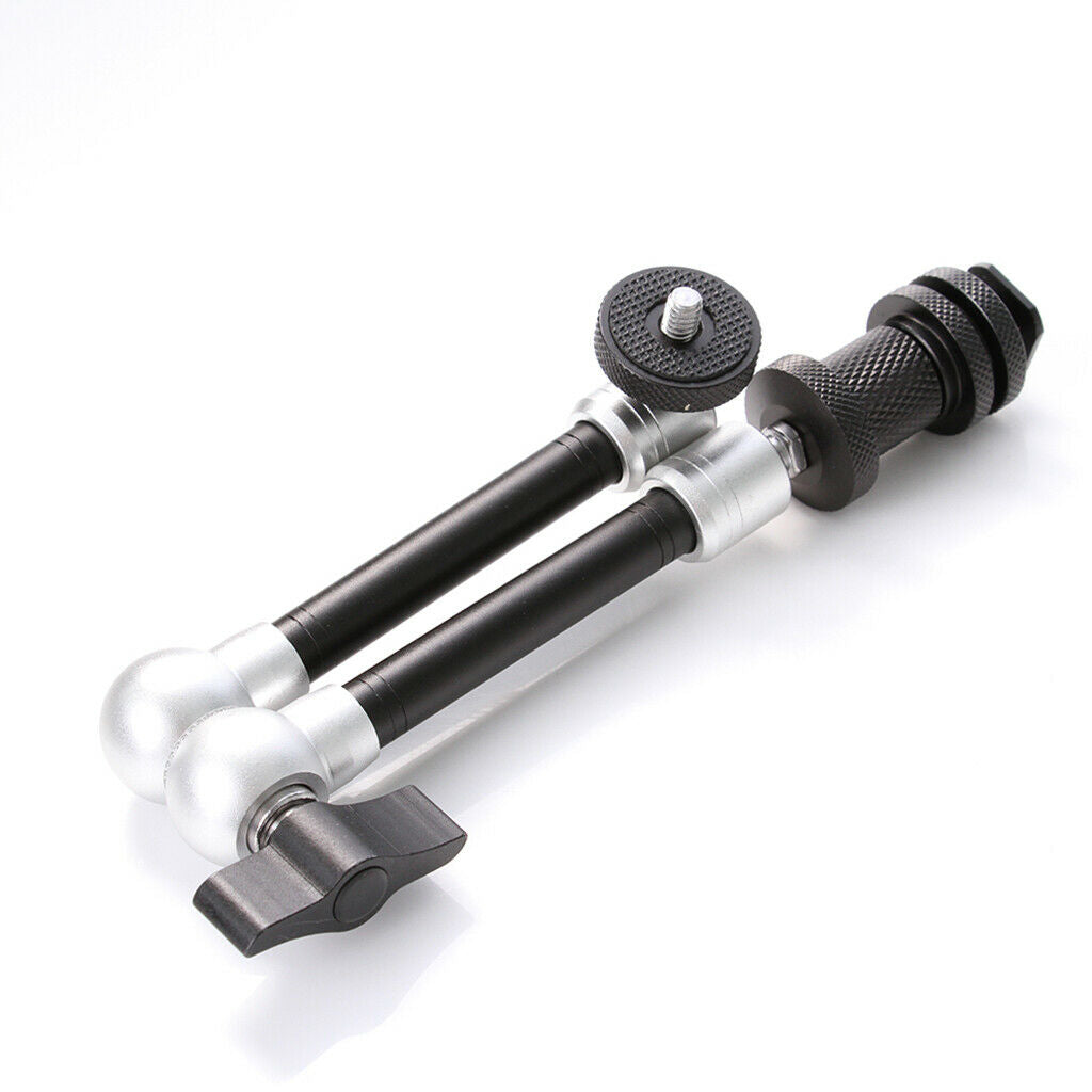 Adjustable 11in Articulating Magic Arm 1/4" Screw for LCD Monitor Removable