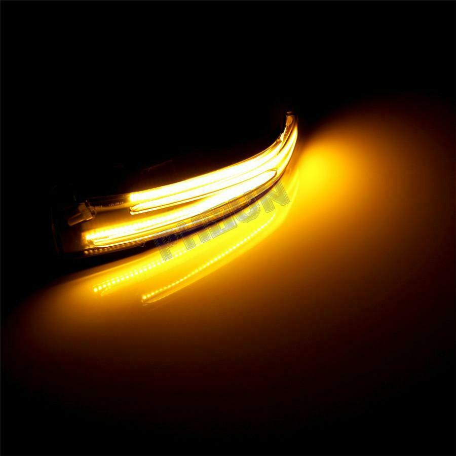 2x Car Rearview Mirror Turn Signal Light Dynamic Led Indicator For Mercedes Benz