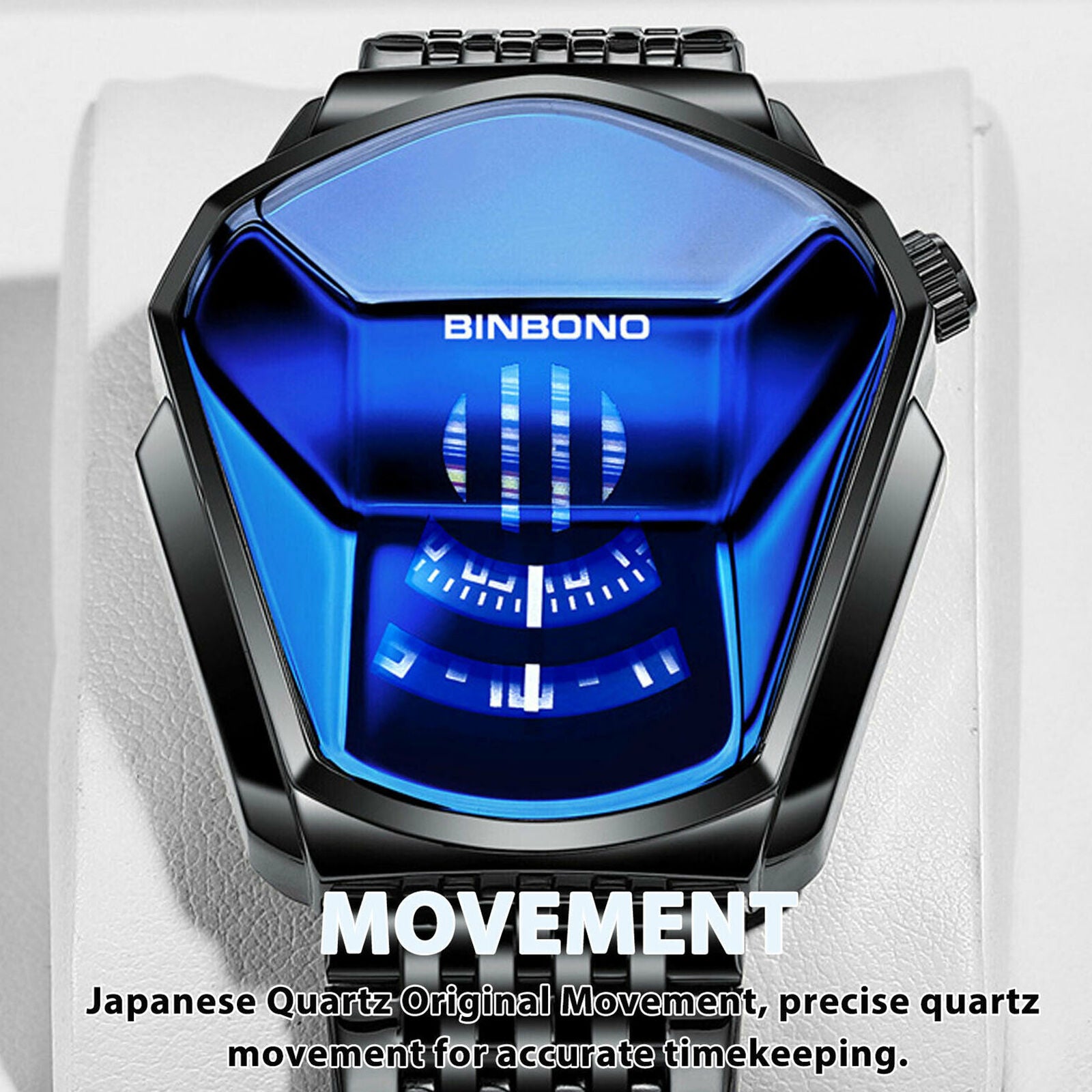 Fashion Diamond Style Quartz Watch Waterproof High-End Trend Fashion Steel New