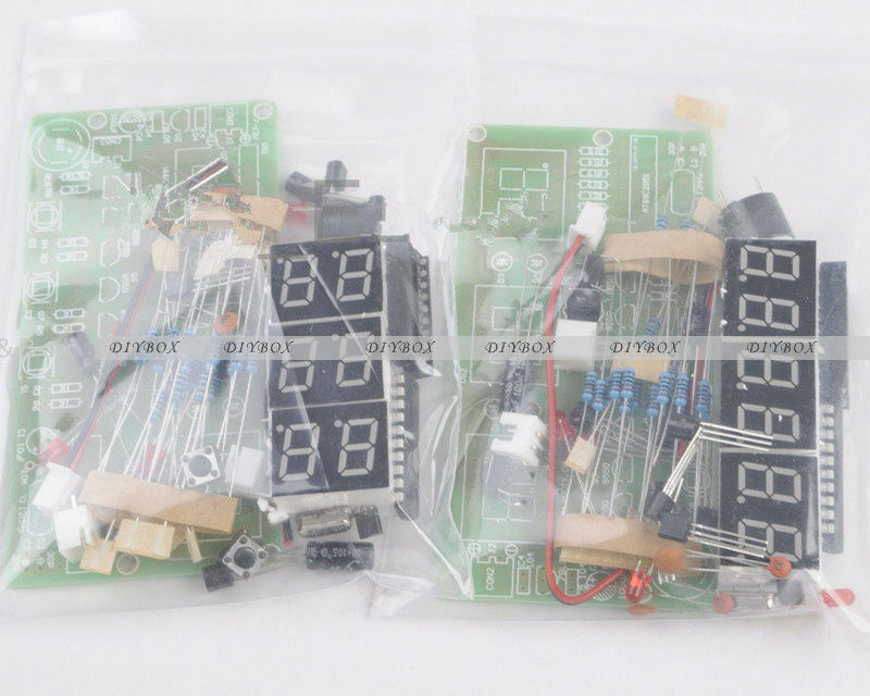 6-Bits C51 Digital Electronic Clock Electronic Production Suite DIY Kits DIY