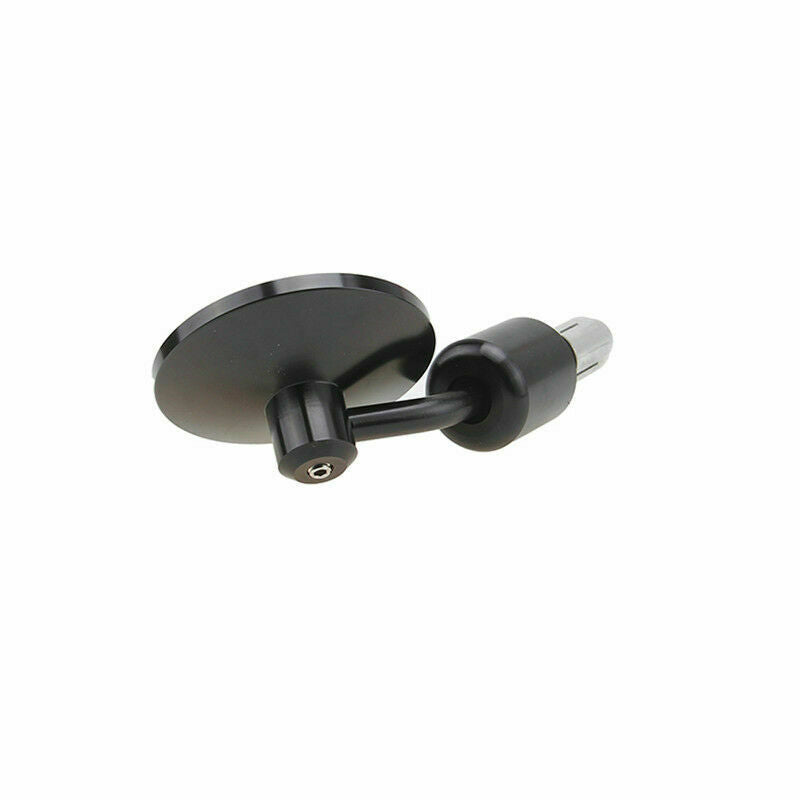 Universal Black Aluminum 7/8" 22mm Bar End Side Rearview Mirrors Motorcycle