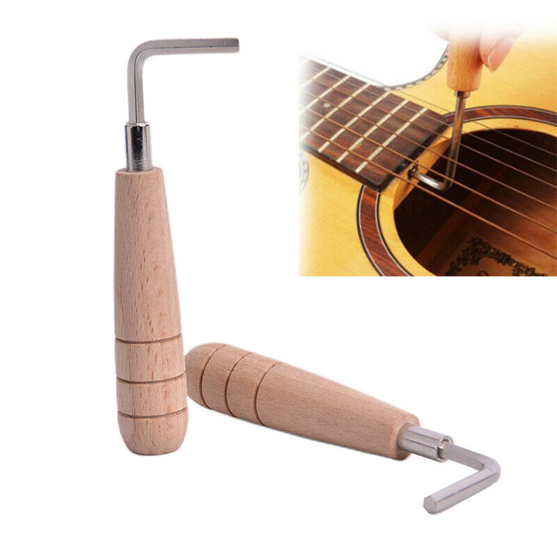 1PC Guitar Neck Wrench Key Wooden Handle Mandolin Ukulele Luthier Tool.l8