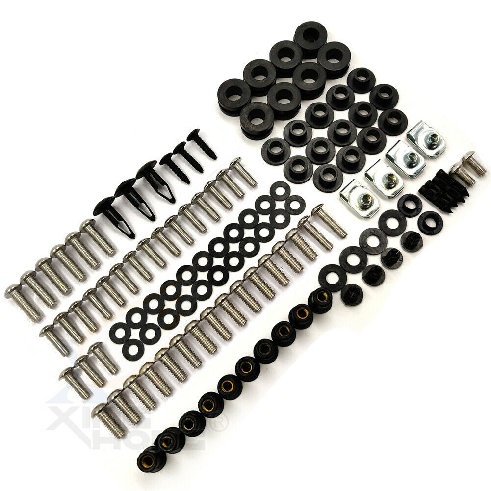 Fairing Bolt Kit Complete Body Screws For Kawasaki Ninja 250 EX250R 2008 - 2012