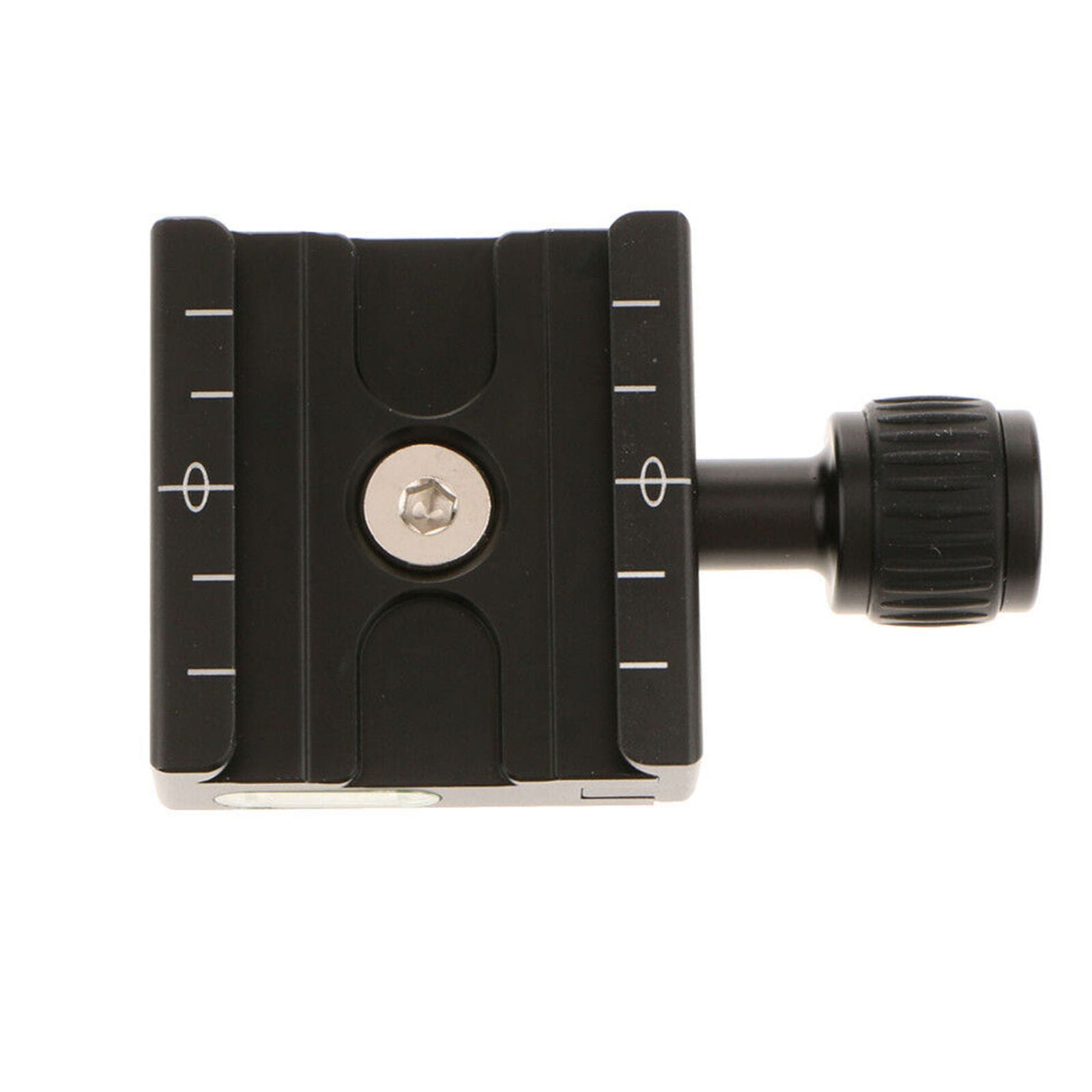 50mm QR Clamp Adapter & Level Arca-Swiss for Tripod Head Quick Release Plate