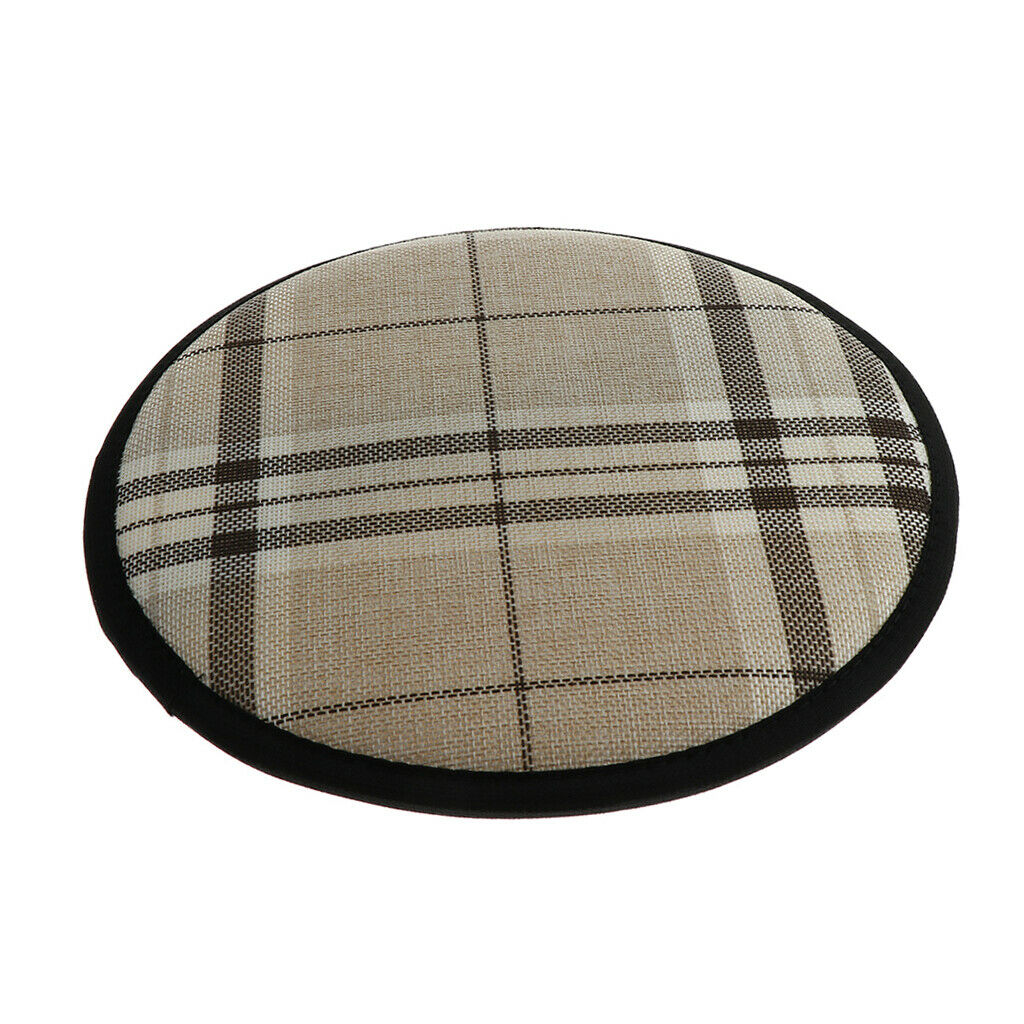 2xNon-slip Cotton Office Home Chair Cushion Dining Chair Seat Pad Round 28cm