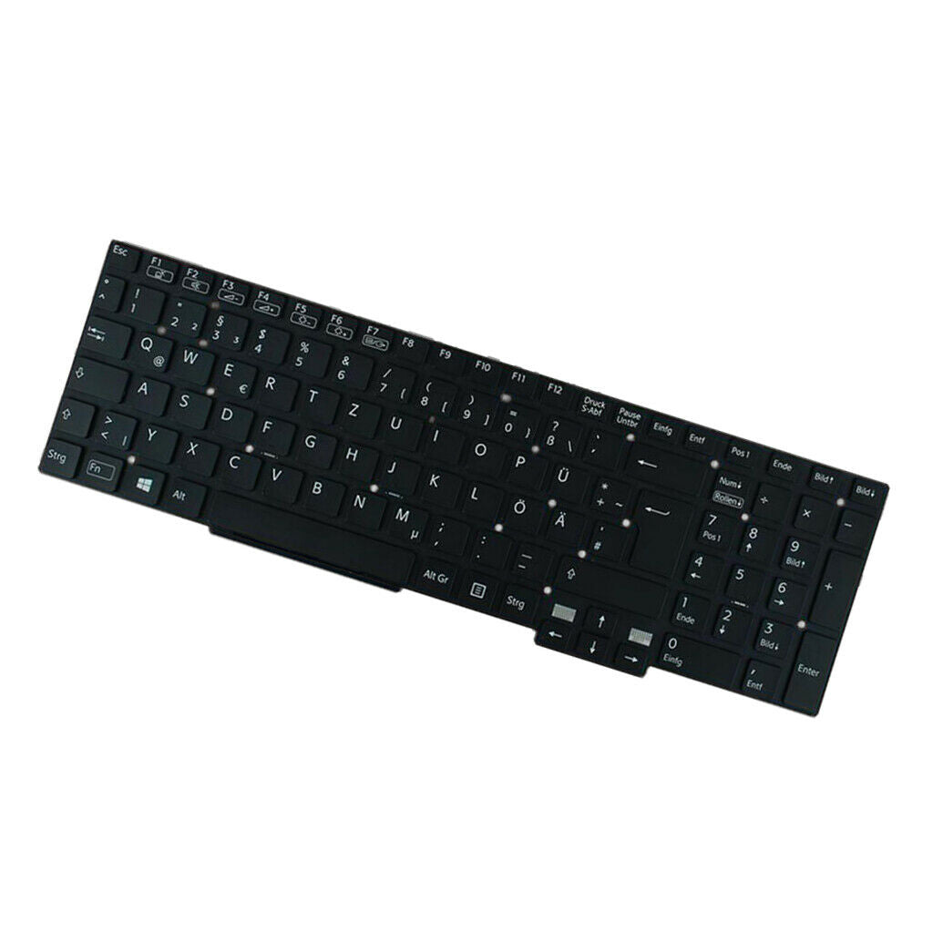 German Layout Keyobard w/ Backlit Black NO Frame for Sony Vaio svt15 Laptop