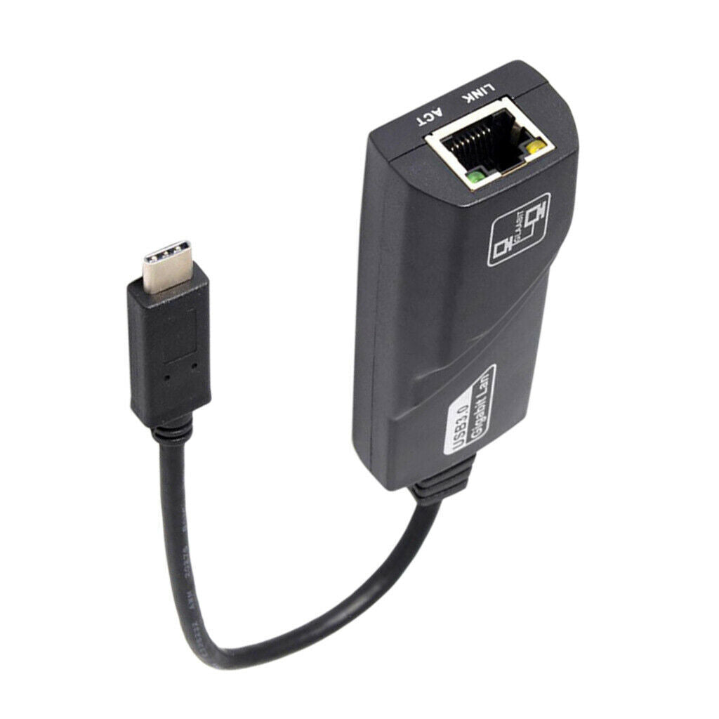 Type C to  Gigabit Ethernet LAN Adapter New for Laptops and netbooks
