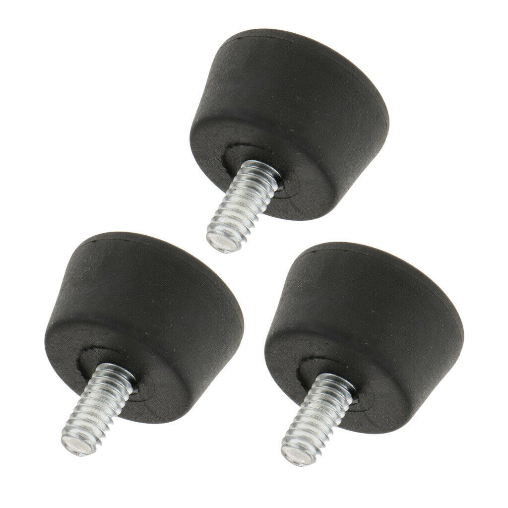 Set of 3, Tripod Feet and 1/4" Thread Screw for Nikon Manfrotto Arca Swiss