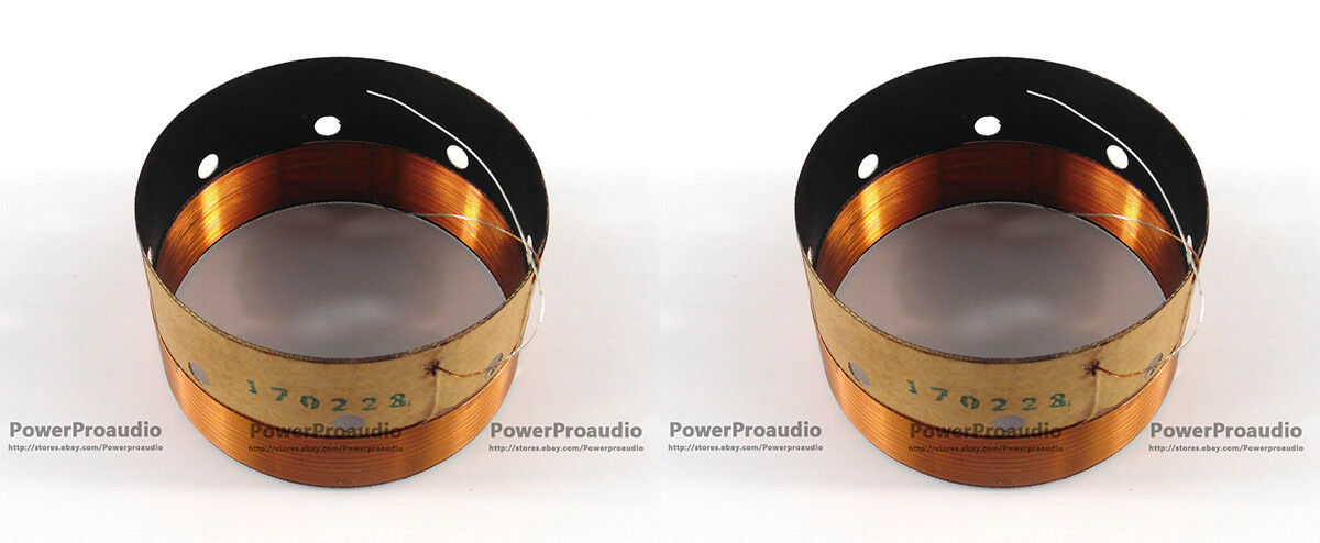 2x quality Replacement Voice coil For B&C 12NDL76-8 Tweeter Speaker  8 Ohm