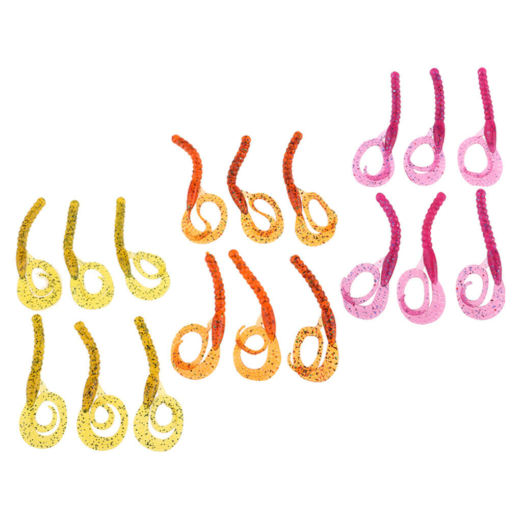 18pcs Earthworm Bait Lure for Sea Fishing