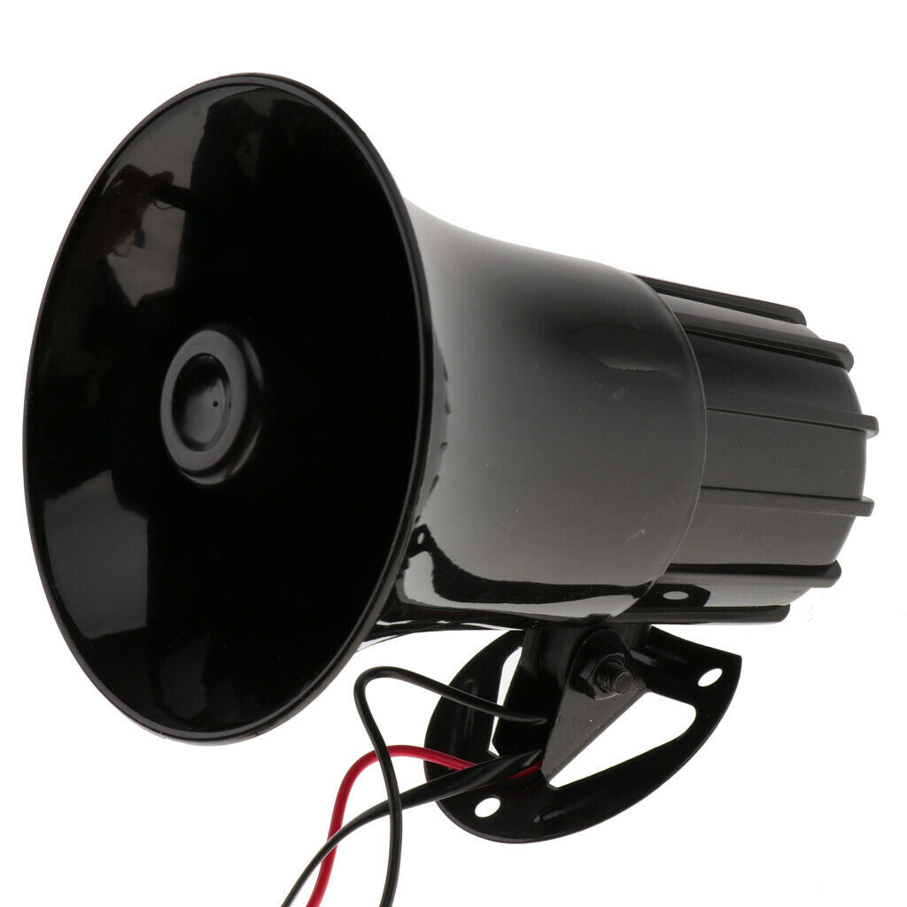 7 Tone Alarm Horn With Mic PA Speaker for 12V 50W Universal Car Truck Motos