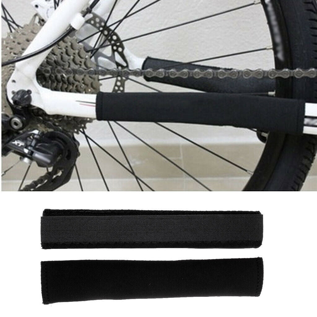 2Pcs Neoprene Chainstay Guard  Chain Guard Cover Frame