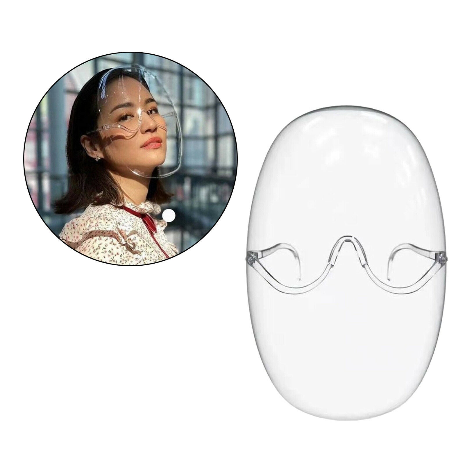 Face Shield Glasses for Unisex Men and Women Eyewear Waterproof Easy Clean